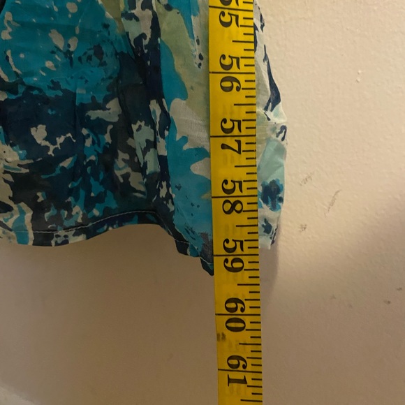 DEBBIE KATZ Blue and White Maxi Dress - Picture 8 of 9